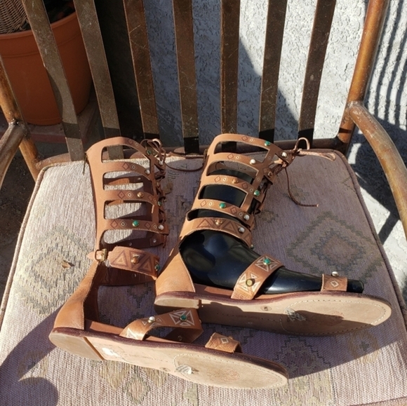 Vince Camuto gladiator Shandon Wedge Sandal - Picture 7 of 11